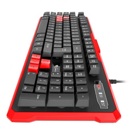 Genesis | RHOD 110 | Standard | Silicone Keyboard | RU | Wired | Black/Red - 2